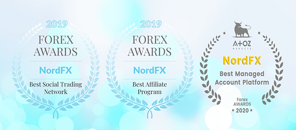 Dịch vụ giao dịch sao chép tín hiệu, chương trình liên kết và quỹ đầu tư của NordFX nhận thêm giải thưởng cho năm 20191